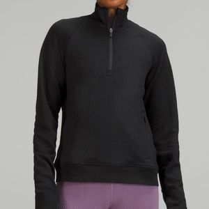 Engineered warmth half zip